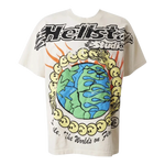 Hellstar Globe Smiley Face T-Shirt