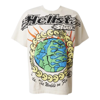 Hellstar Globe Smiley Face T-Shirt