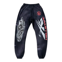 Hellstar Airbrushed Skull Sweatpants