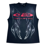 Hellstar Sports Flame Gel Cutoff T-Shirt
