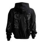 Hellstar Tribal Flame Zip Up Hoodie