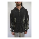 Hellstar Black Studded Zip-up