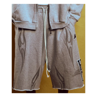 Hellstar Grey Holy Cross 3/4 Shorts